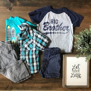 2T / 24m boys shirts shorts pants lot